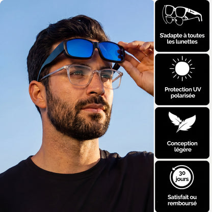 Sur-lunettes polarisées